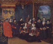 Rowland Lockey Thomas More and Family oil